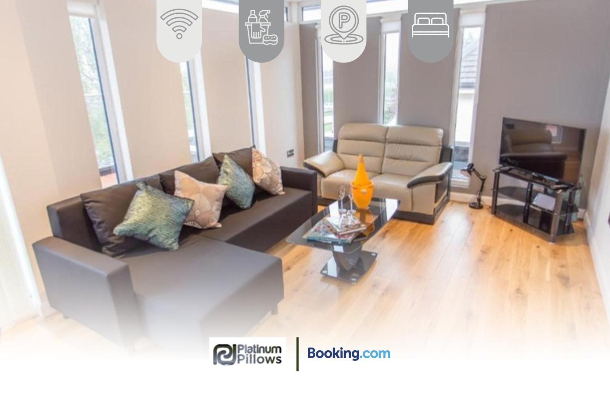Modern Oxford 2 Bedroom Apartments, Near Headington Hospital, Families & Contractor Accommodation With Parking Экстерьер фото
