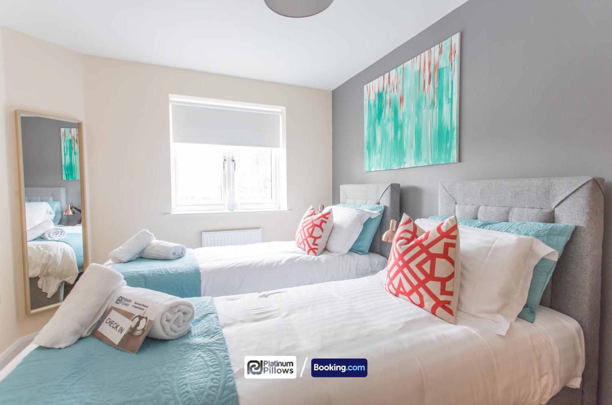 Modern Oxford 2 Bedroom Apartments, Near Headington Hospital, Families & Contractor Accommodation With Parking Экстерьер фото