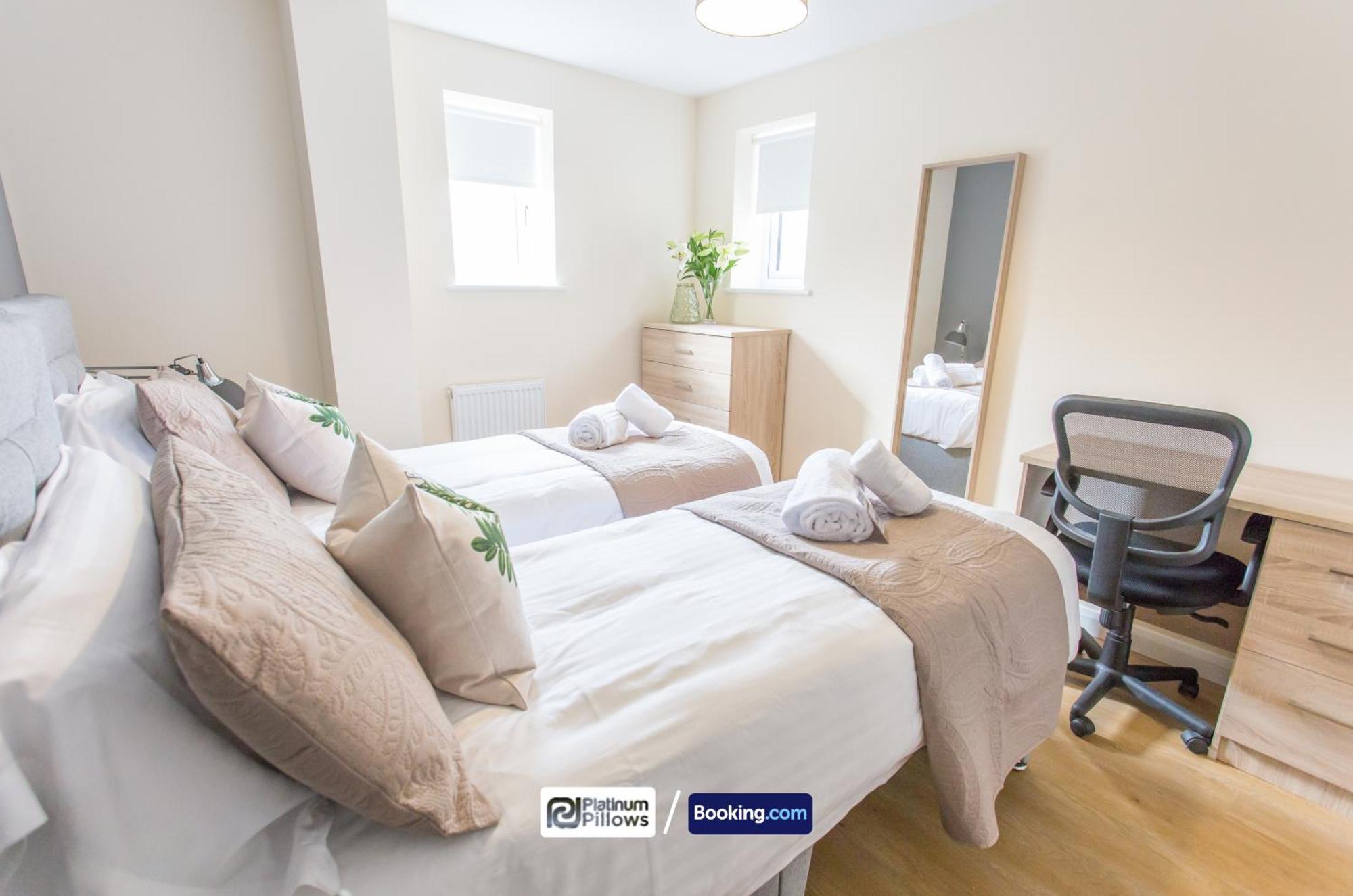 Modern Oxford 2 Bedroom Apartments, Near Headington Hospital, Families & Contractor Accommodation With Parking Экстерьер фото